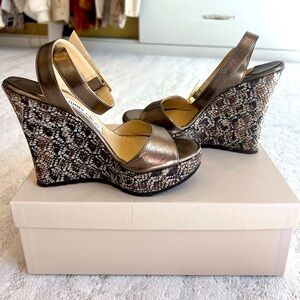 Jimmy Choo wedge heels